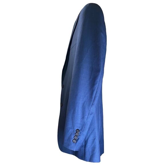 Ralph Ralph Lauren Classic Blue Mens 44L Wool Quiet Lux Style Sports Jacket - Picture 5 of 16